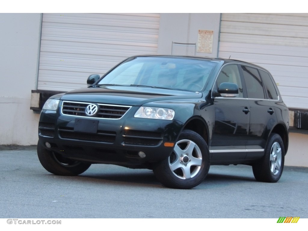 2006 Touareg V6 - Venetian Green / Pure Beige photo #10