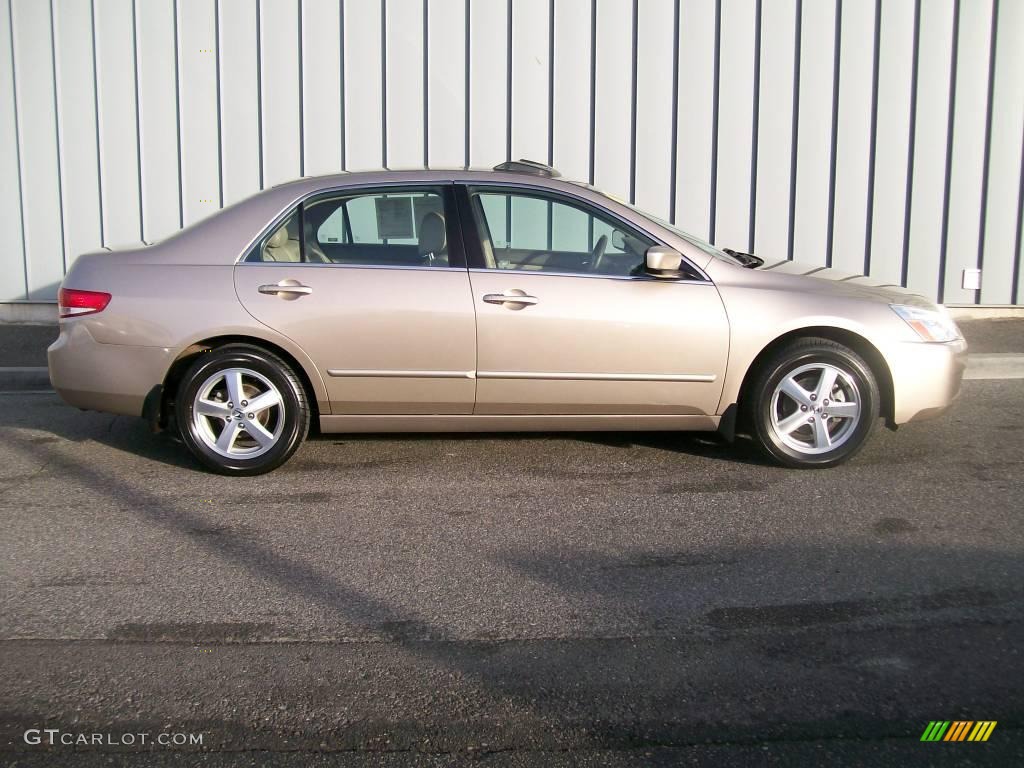 2003 Accord EX-L Sedan - Desert Mist Metallic / Ivory photo #2