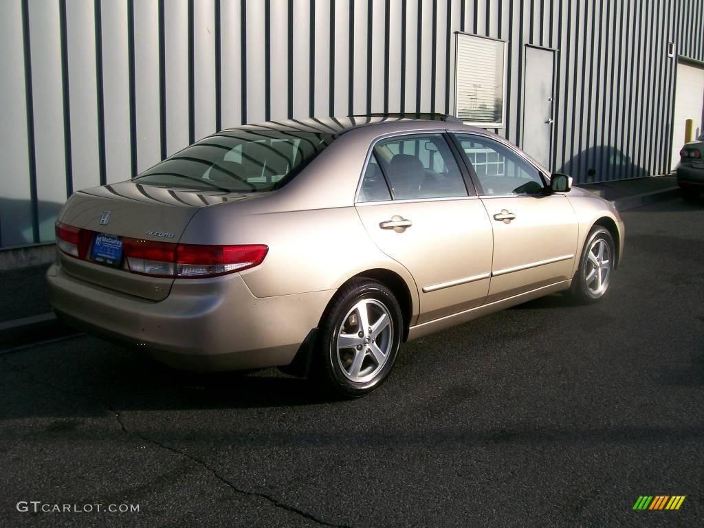 2003 Accord EX-L Sedan - Desert Mist Metallic / Ivory photo #3