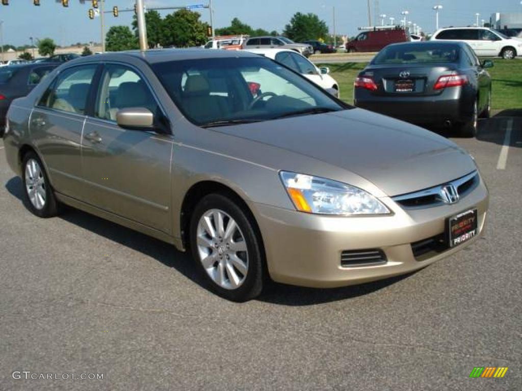 2006 Accord EX-L V6 Sedan - Desert Mist Metallic / Ivory photo #8