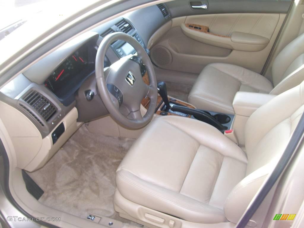 2003 Accord EX-L Sedan - Desert Mist Metallic / Ivory photo #4