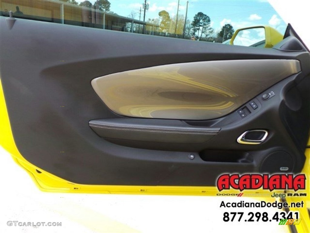 2014 Camaro SS Coupe - Bright Yellow / Black photo #16