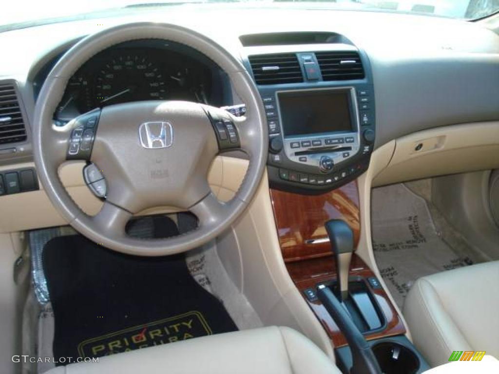 2006 Accord EX-L V6 Sedan - Desert Mist Metallic / Ivory photo #13