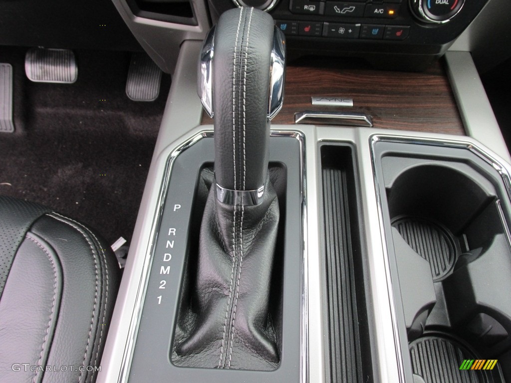 2016 F150 Lariat SuperCrew - White Platinum / Black photo #29