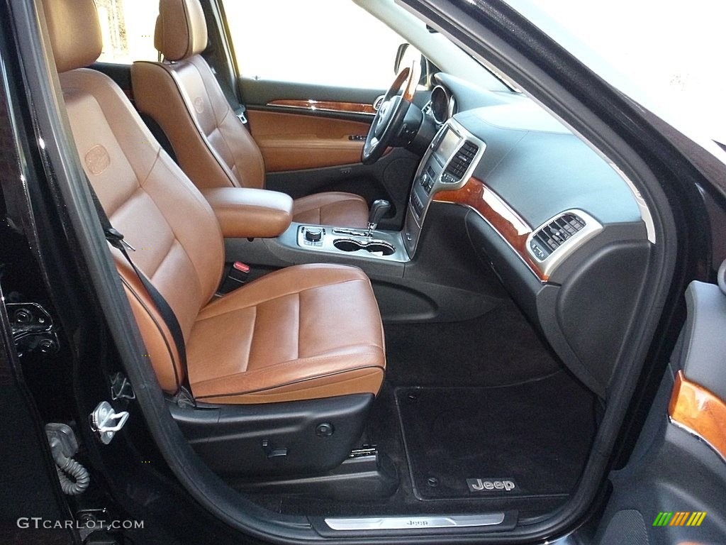 2013 Grand Cherokee Overland Summit 4x4 - Brilliant Black Crystal Pearl / New Saddle/Black photo #18