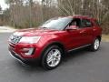 Ruby Red Metallic Tri-Coat 2016 Ford Explorer Limited Exterior