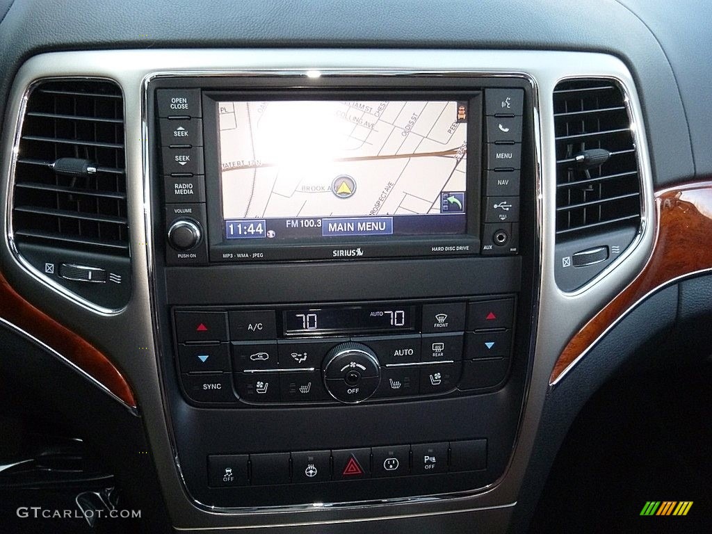 2013 Grand Cherokee Overland Summit 4x4 - Brilliant Black Crystal Pearl / New Saddle/Black photo #29
