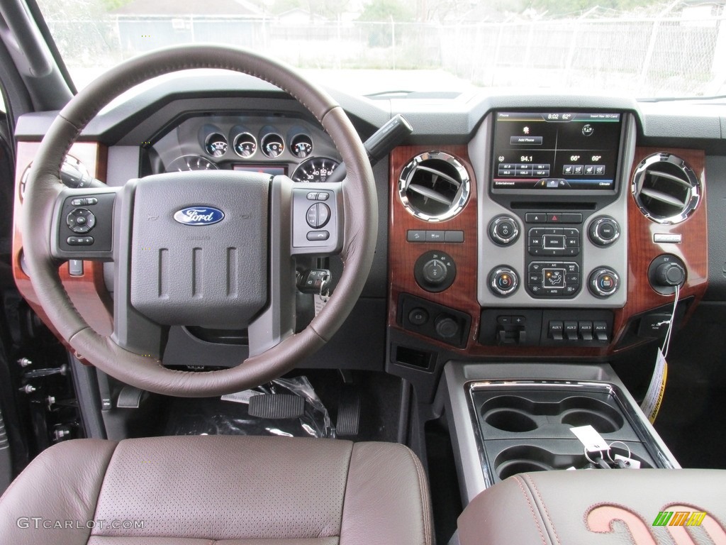 2016 F250 Super Duty King Ranch Crew Cab 4x4 - Shadow Black / King Ranch Mesa/Black photo #28