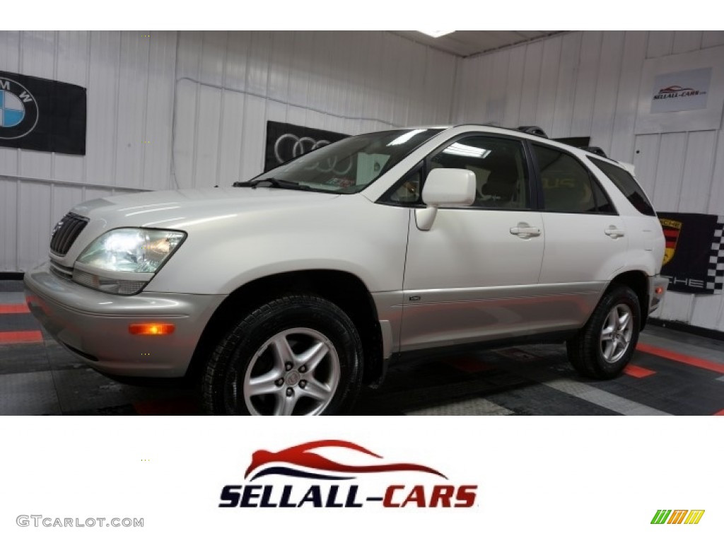 2001 RX 300 AWD - White Gold Crystal / Ivory photo #1