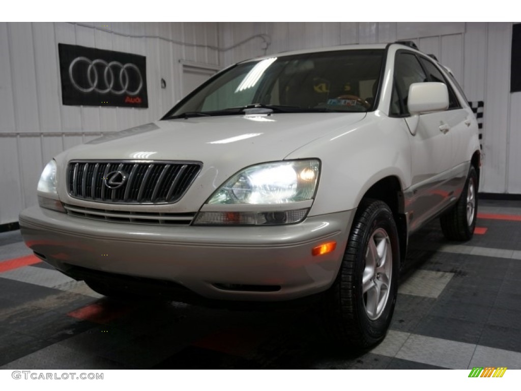 2001 RX 300 AWD - White Gold Crystal / Ivory photo #3