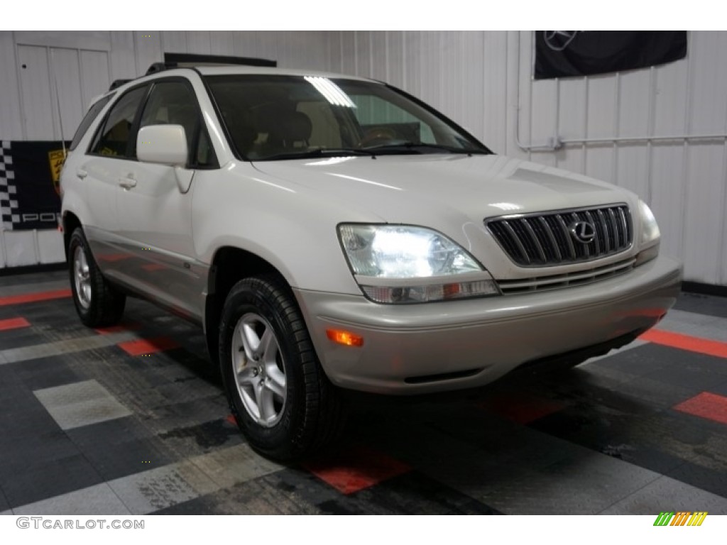 2001 RX 300 AWD - White Gold Crystal / Ivory photo #5