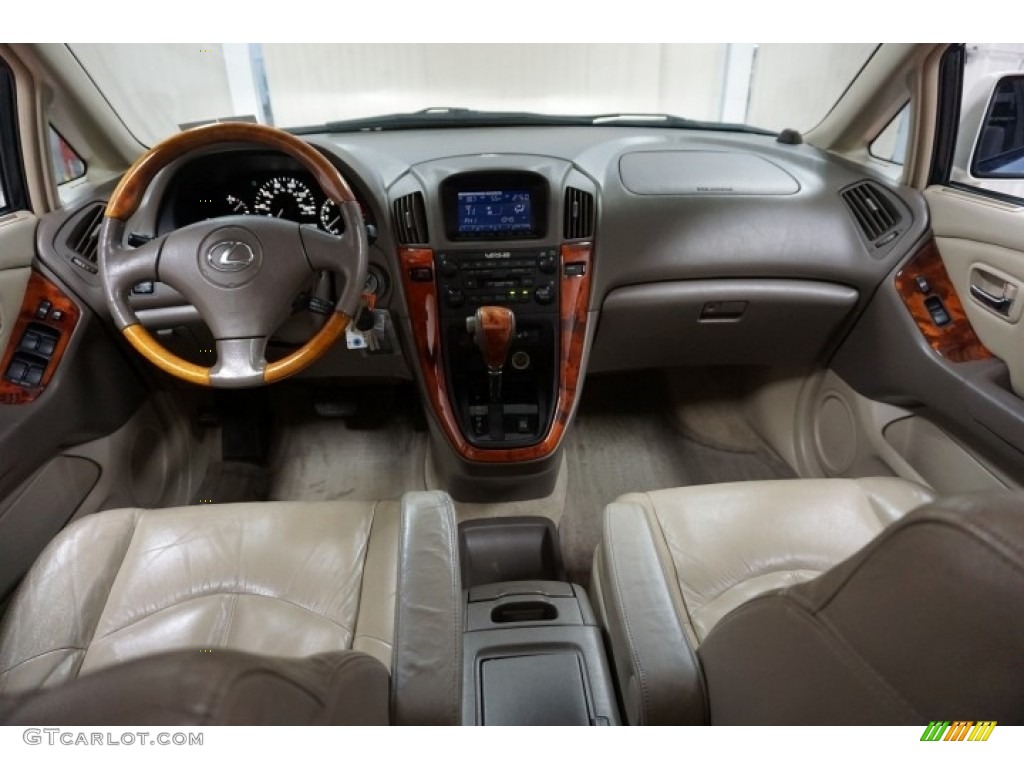 2001 RX 300 AWD - White Gold Crystal / Ivory photo #30