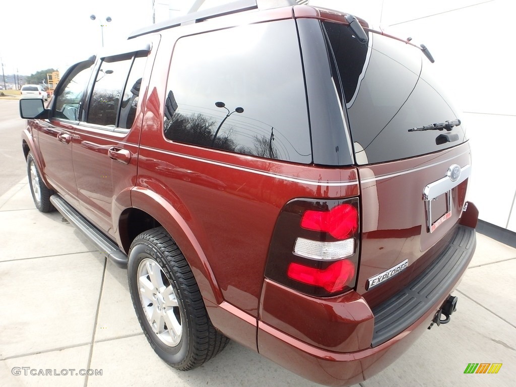 2010 Explorer XLT 4x4 - Dark Copper Metallic / Black photo #3