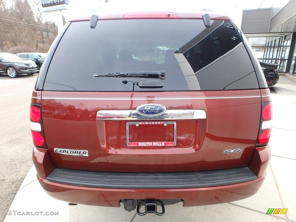 2010 Explorer XLT 4x4 - Dark Copper Metallic / Black photo #4