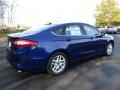 2016 Deep Impact Blue Metallic Ford Fusion SE  photo #3