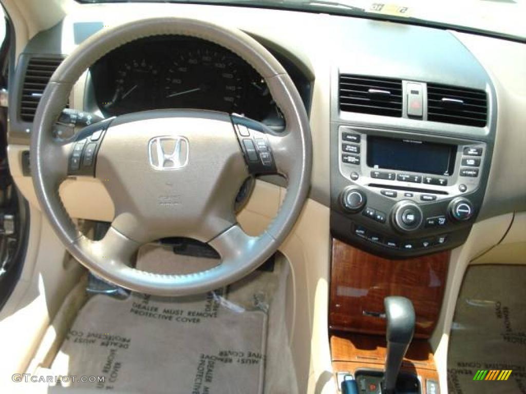 2006 Accord EX-L V6 Sedan - Carbon Bronze Pearl / Ivory photo #12
