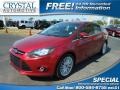 Ruby Red 2013 Ford Focus Titanium Sedan