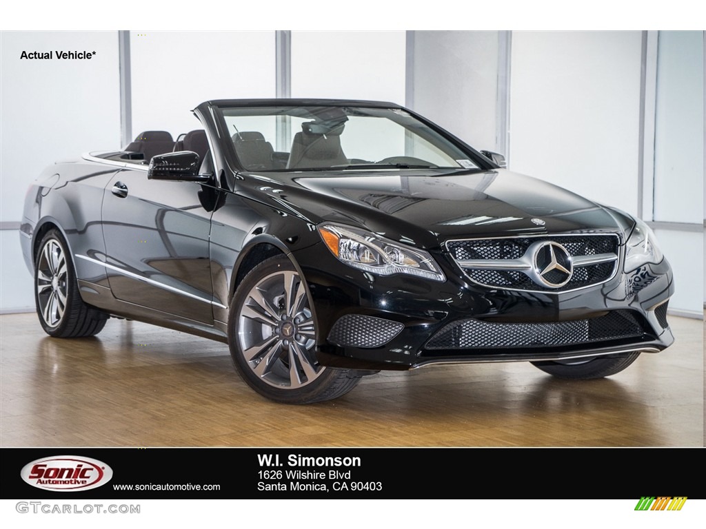 2016 E 400 Cabriolet - Black / Chestnut Brown/Black photo #1