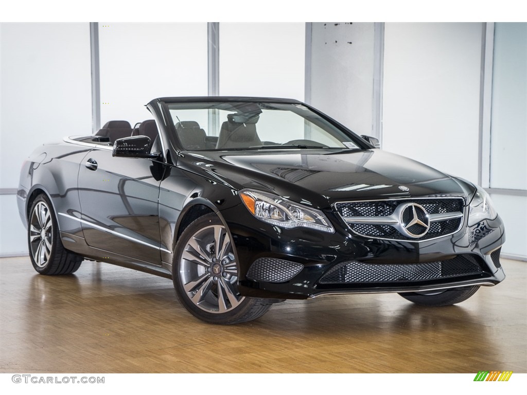 Black 2016 Mercedes-Benz E 400 Cabriolet Exterior Photo #111169612