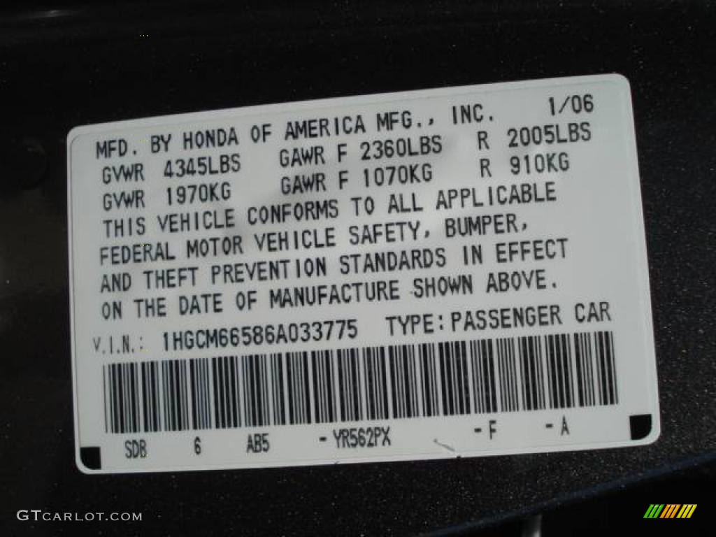 2006 Accord EX-L V6 Sedan - Carbon Bronze Pearl / Ivory photo #24