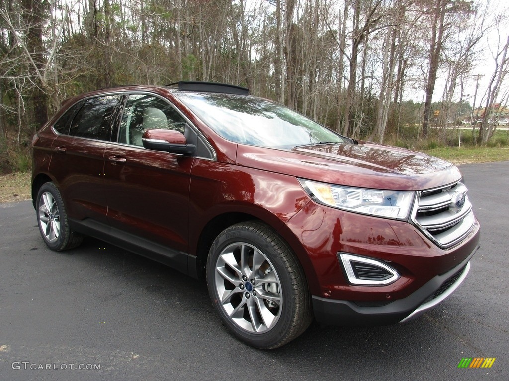 2015 Edge Titanium AWD - Bronze Fire Metallic / Ceramic photo #1