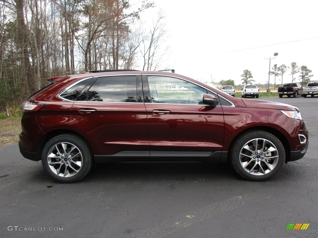 2015 Edge Titanium AWD - Bronze Fire Metallic / Ceramic photo #2