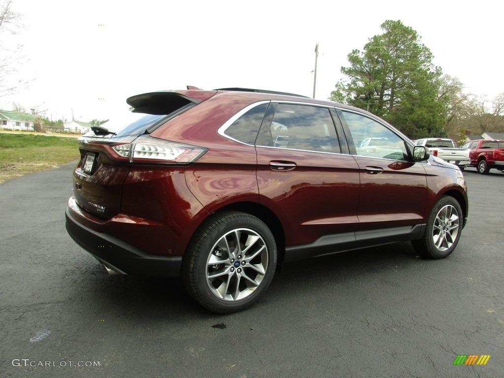 2015 Edge Titanium AWD - Bronze Fire Metallic / Ceramic photo #3