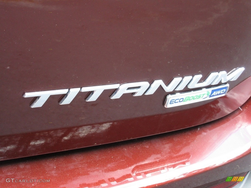 2015 Edge Titanium AWD - Bronze Fire Metallic / Ceramic photo #5