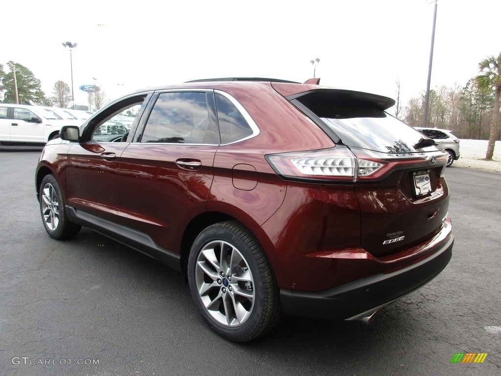 2015 Edge Titanium AWD - Bronze Fire Metallic / Ceramic photo #6