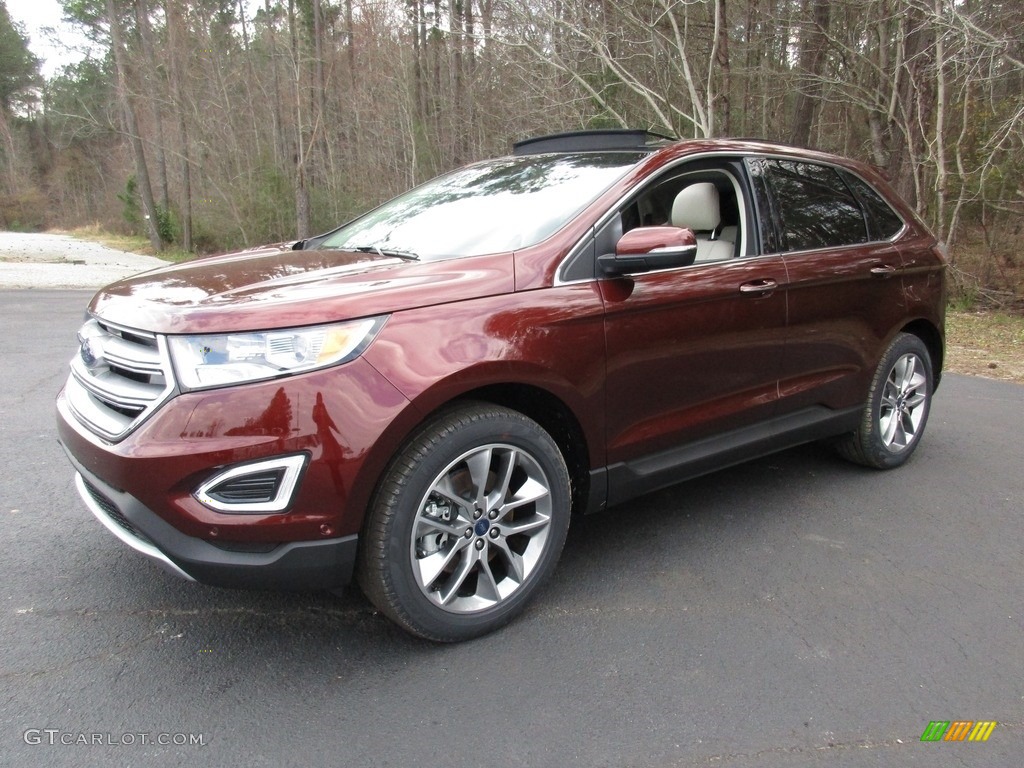 2015 Edge Titanium AWD - Bronze Fire Metallic / Ceramic photo #8
