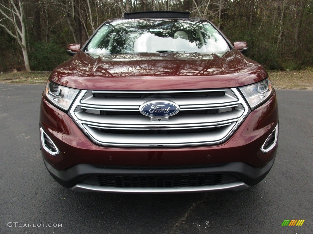 2015 Edge Titanium AWD - Bronze Fire Metallic / Ceramic photo #9