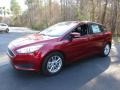 2016 Ruby Red Ford Focus SE Hatch  photo #8
