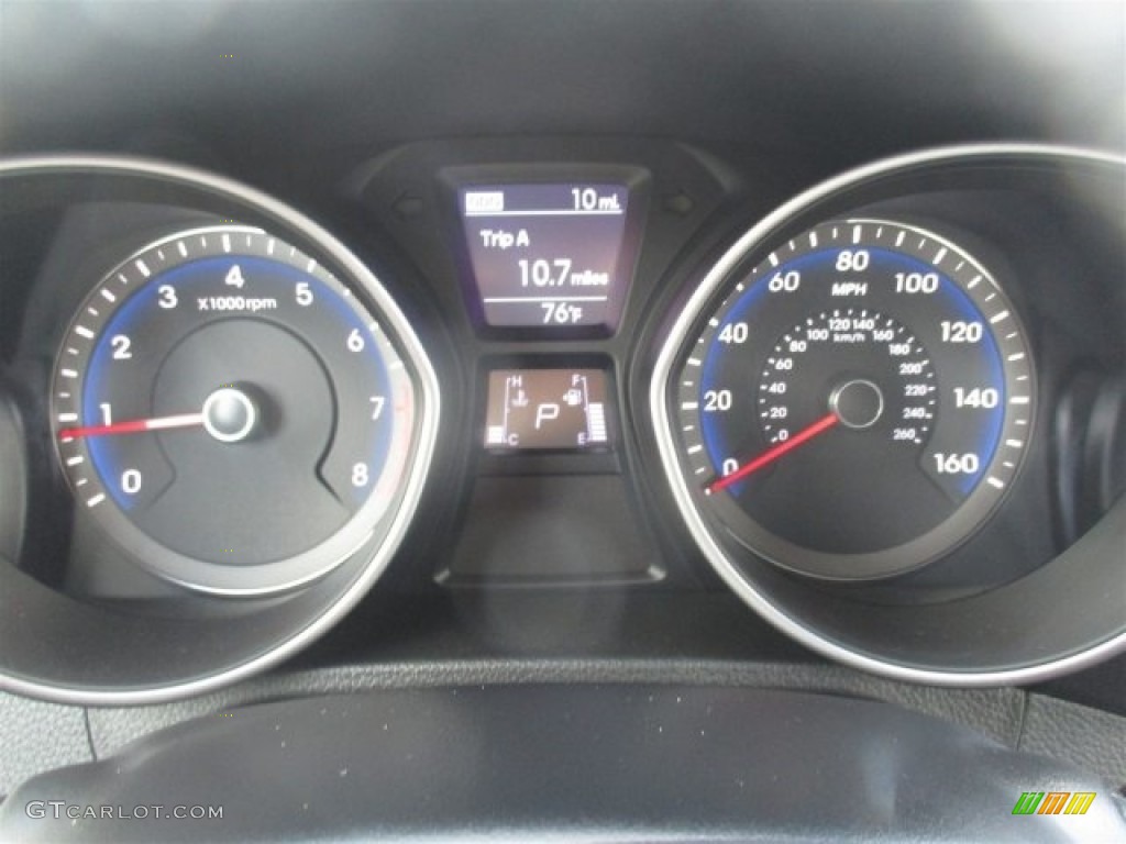 2016 Elantra GT  - Galactic Gray / Black photo #18
