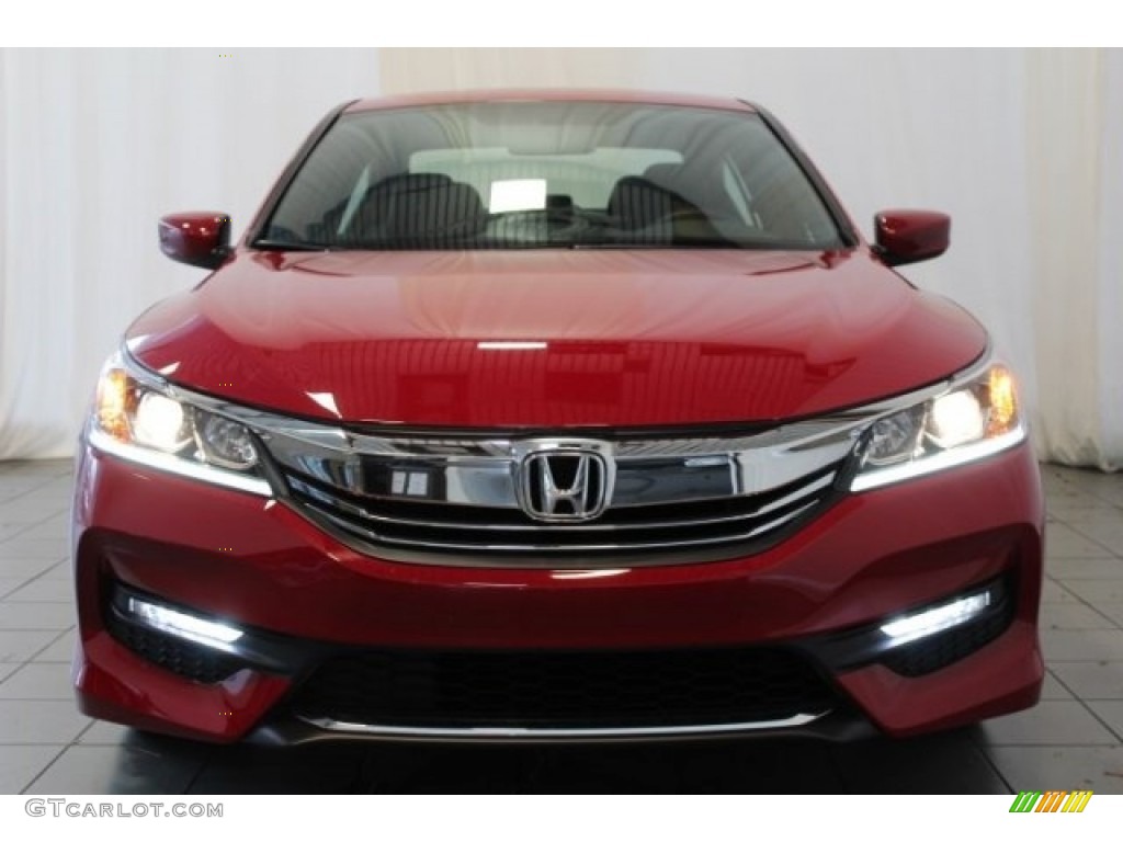 2016 Accord Sport Sedan - San Marino Red / Black photo #4