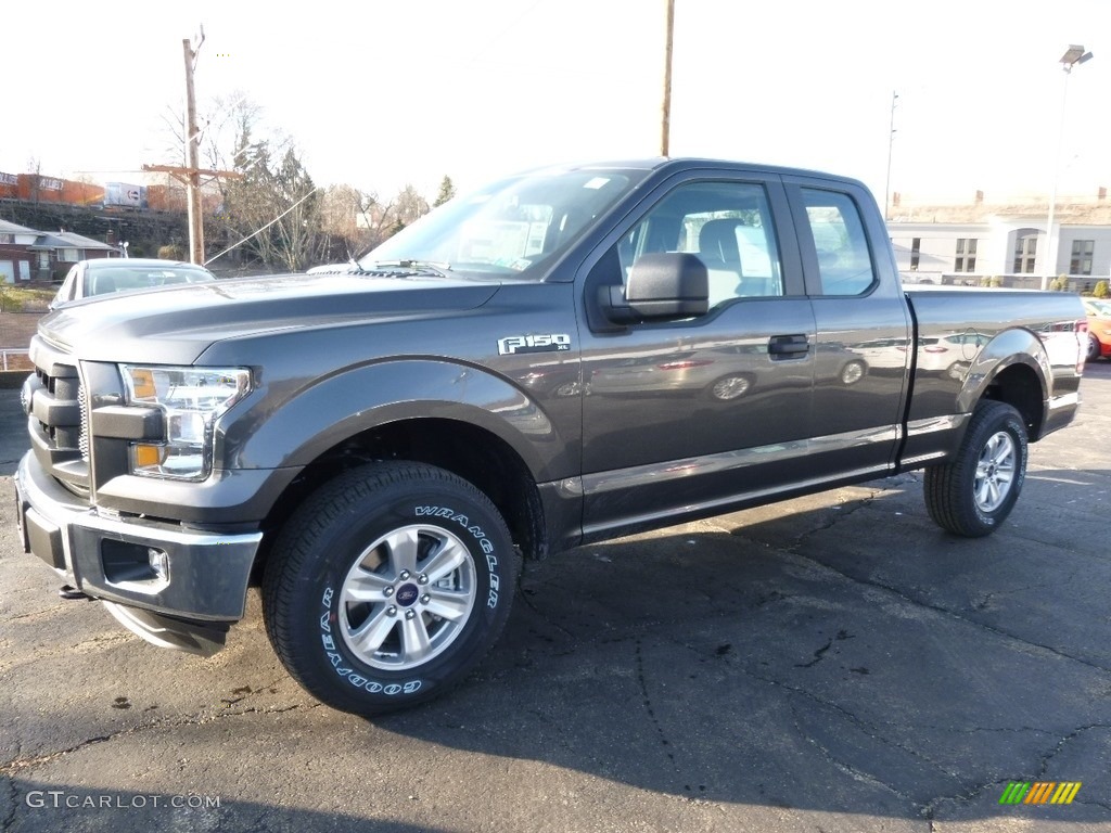 2016 F150 XLT SuperCab 4x4 - Magnetic / Medium Earth Gray photo #3