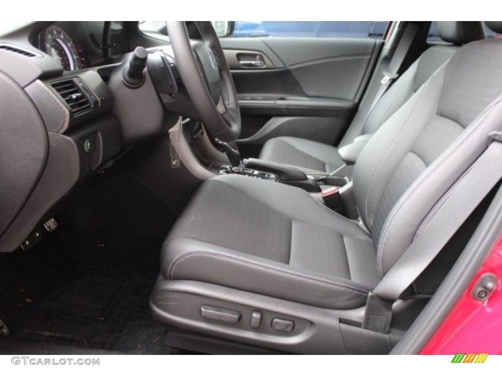 2016 Accord Sport Sedan - San Marino Red / Black photo #9