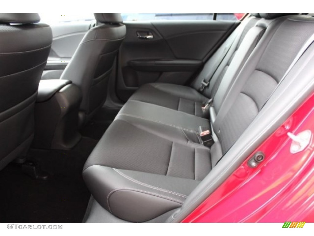 2016 Accord Sport Sedan - San Marino Red / Black photo #22