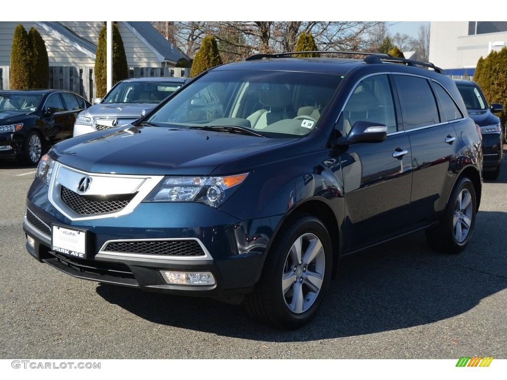 2013 MDX SH-AWD Technology - Bali Blue Pearl / Graystone photo #7