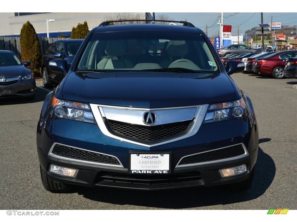 2013 MDX SH-AWD Technology - Bali Blue Pearl / Graystone photo #8