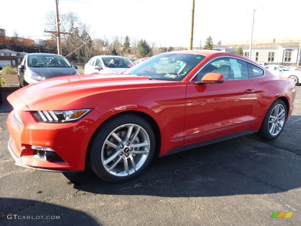2016 Mustang EcoBoost Coupe - Race Red / Dark Ceramic photo #4