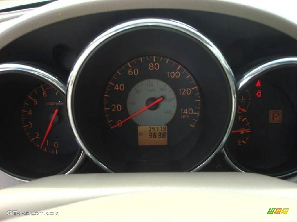 2005 Altima 2.5 S - Satin White Pearl / Blond photo #16