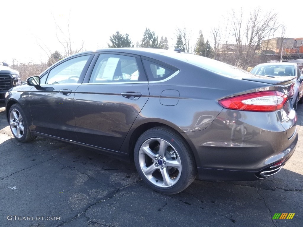 2016 Fusion SE AWD - Magnetic Metallic / Charcoal Black photo #3
