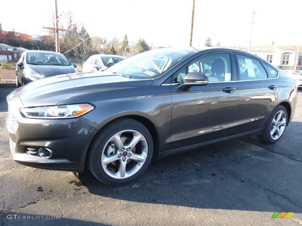 2016 Fusion SE AWD - Magnetic Metallic / Charcoal Black photo #4