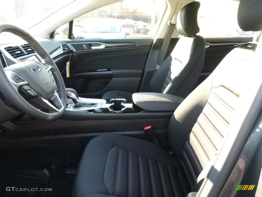 2016 Fusion SE AWD - Magnetic Metallic / Charcoal Black photo #6
