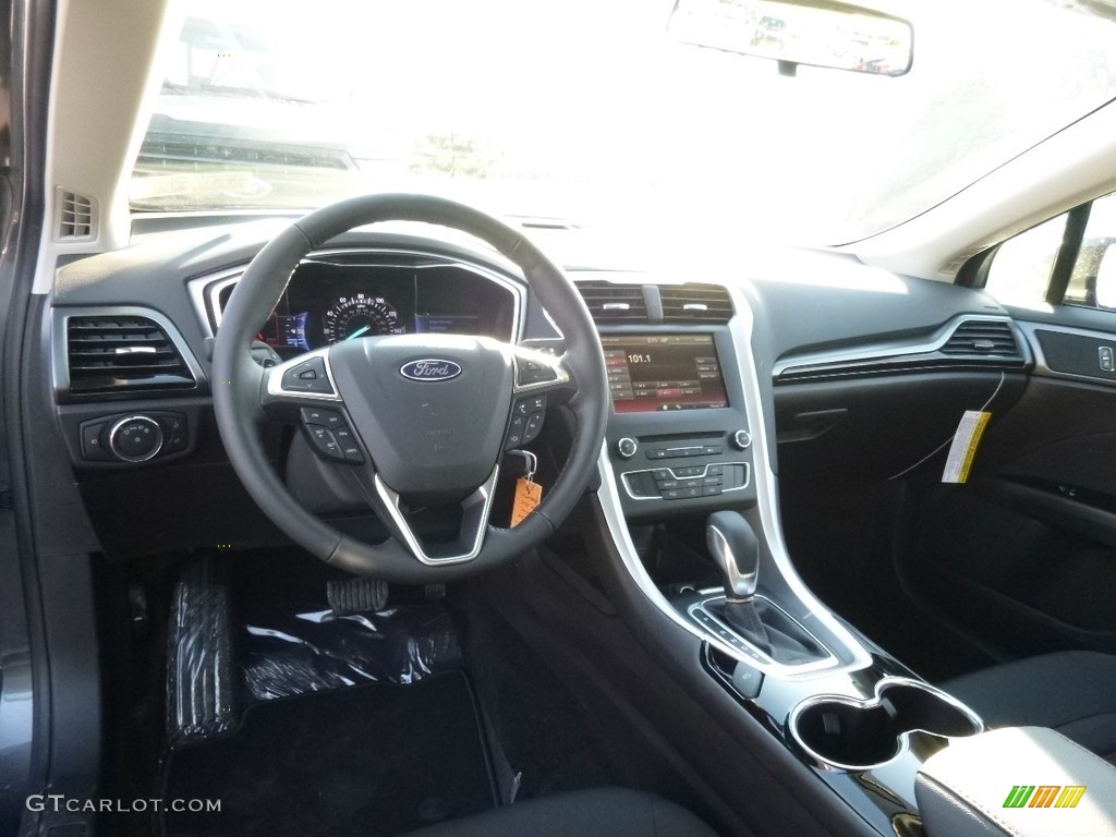 2016 Fusion SE AWD - Magnetic Metallic / Charcoal Black photo #8