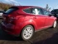 2016 Ruby Red Ford Focus Titanium Hatch  photo #2