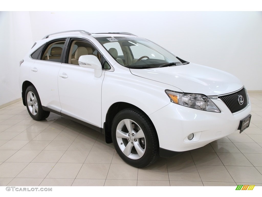 2011 RX 350 AWD - Starfire White Pearl / Parchment photo #1