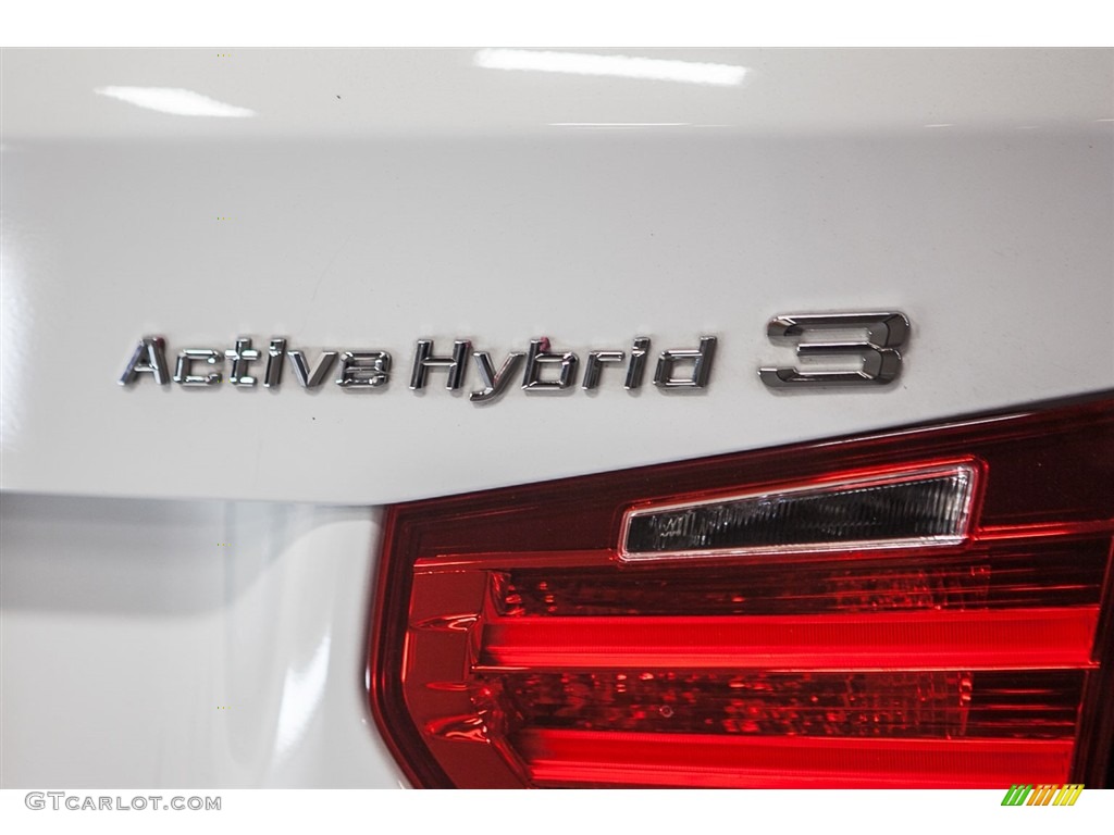 2013 3 Series ActiveHybrid 3 Sedan - Alpine White / Black photo #7