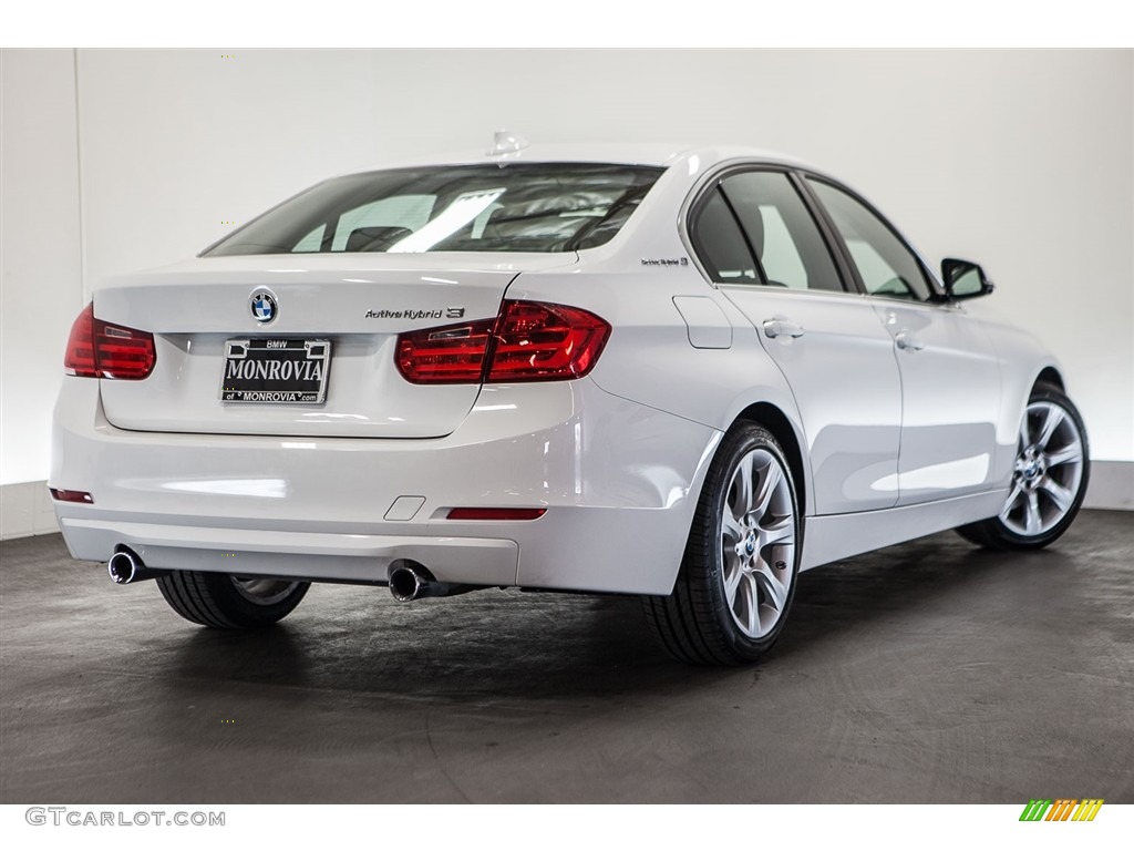 2013 3 Series ActiveHybrid 3 Sedan - Alpine White / Black photo #14