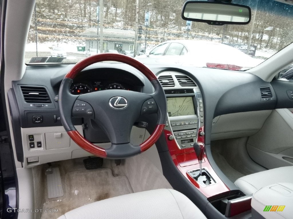 2008 ES 350 - Black Sapphire Pearl / Light Gray photo #7